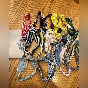 Pack of 14 hair wraps/ headbands